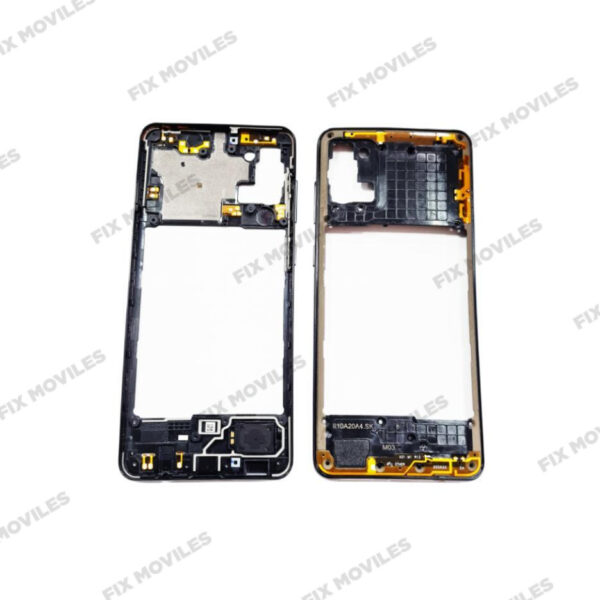 Carcasa intermedia para Samsung A31 A315F Negra