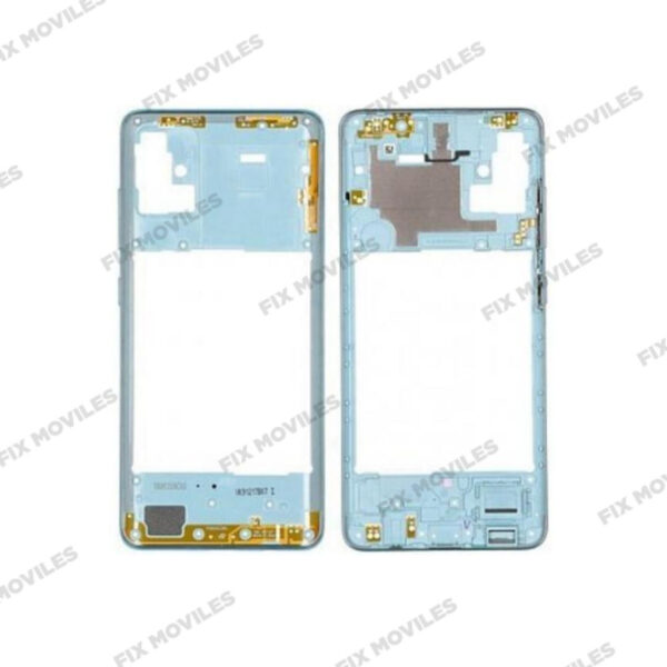 Carcasa intermedia para Samsung A51 A515F Azul