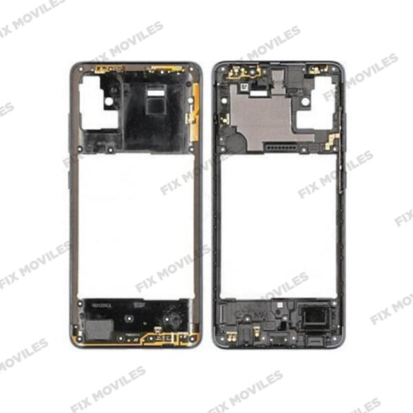 Carcasa intermedia para Samsung A51 A515F Negra