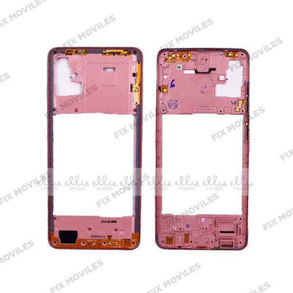 Carcasa intermedia para Samsung A51 A515F Rosa
