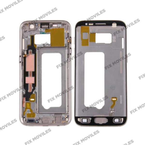 Carcasa intermedia para Samsung Galaxy S7 G930F Dorado