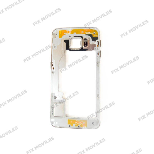 Carcasa intermedia para Samsung S6 G920 Blanco Original