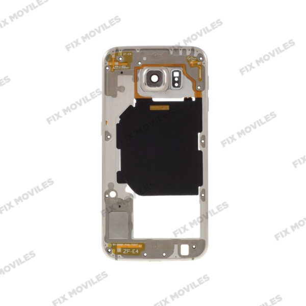 Carcasa intermedia para Samsung S6 G920 Dorado Original
