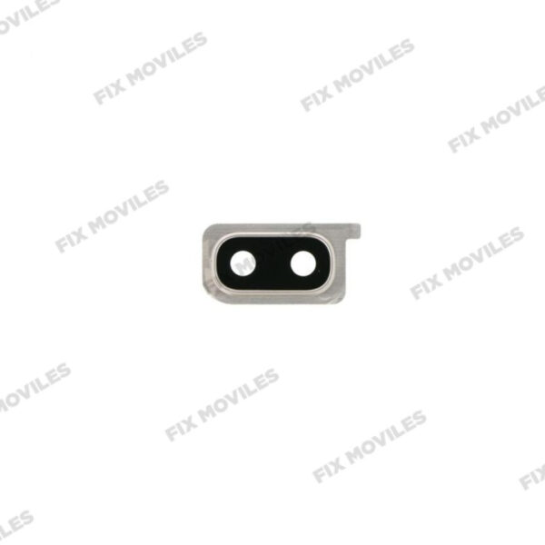 Lente Cristal Camara Con Marco para Samsung A20 Dorado