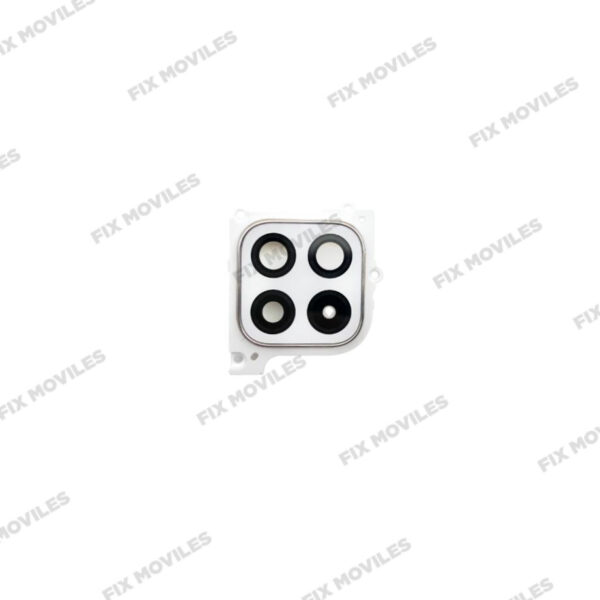 Lente Cristal Camara + Marco para Samsung A22 5G A226B Blanco