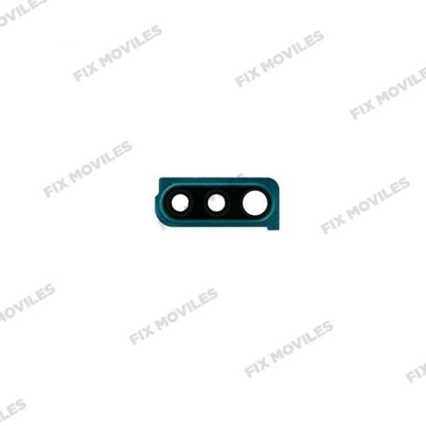 Lente Cristal Camara + Marco para Samsung A30S A307F Verde