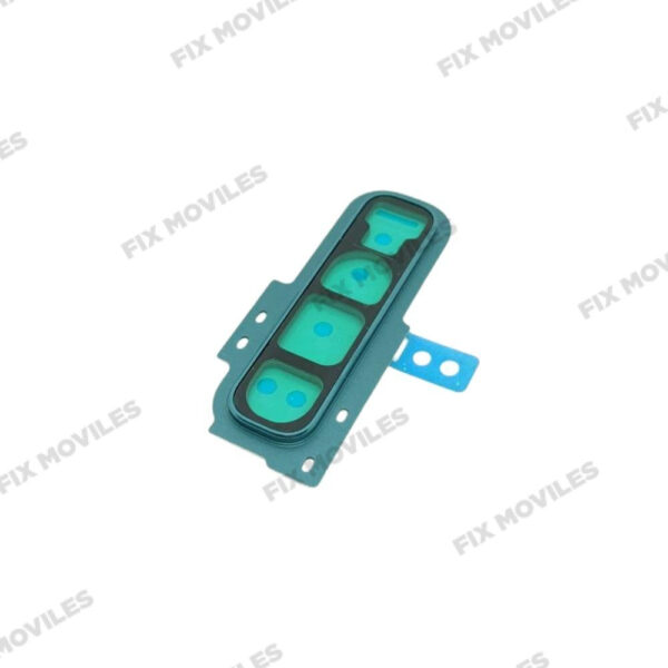 Lente Cristal Camara + Marco para Samsung S10 G973 Verde