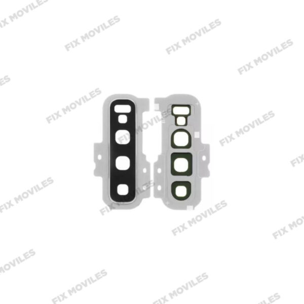Lente Cristal Camara + Marco para Samsung S10 Plus G975 Blanco