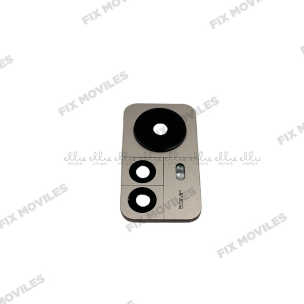 Lente Cristal Camara + Marco para Xiaomi Mi 12 Pro 5G Rosa