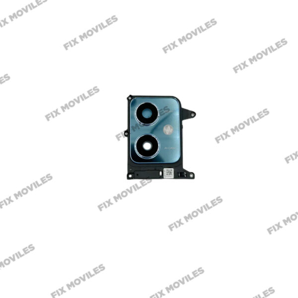 Lente Cristal Camara + Marco para Xiaomi Redmi Note 12 Pro 5G Azul