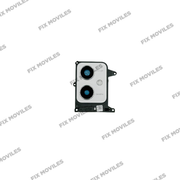 Lente Cristal Camara + Marco para Xiaomi Redmi Note 12 5G Blanco