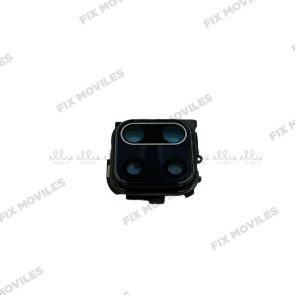 Lente Cristal Camara + Marco para Xiaomi Redmi Note 9S / Note 9 Pro Negro