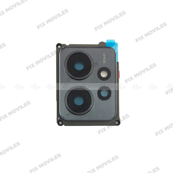 Lente Cristal Camara + Marco para Xiaomi Redmi Note Note 12 Negro