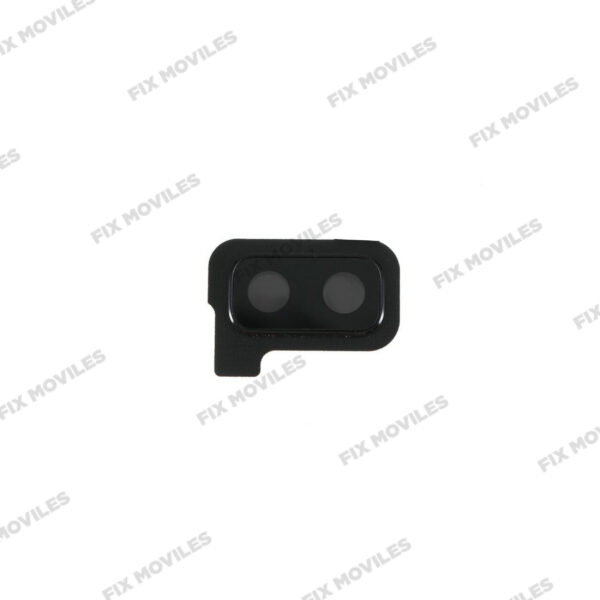 Lente Cristal Camara con Marco Negro para Samsung J6 Plus 2018 J610F