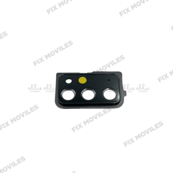 Lente Cristal Camara con Marco para Samsung Note 20 N980F Negra camara