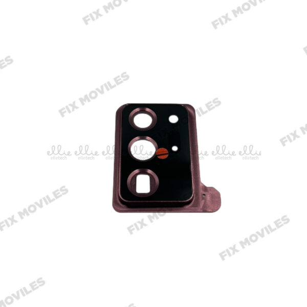 Lente Cristal Camara con Marco para Samsung Note 20 Ultra N986F / N985F Bronce camara