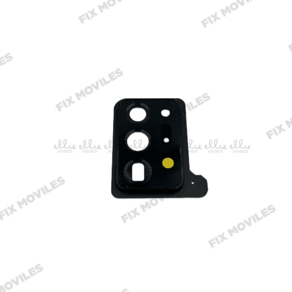 Lente Cristal Camara con Marco para Samsung Note 20 Ultra N986F / N985F Negro camara