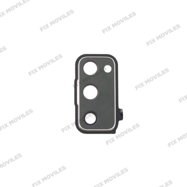 Lente Cristal Camara con Marco para Samsung S20 FE / S20 Lite G780F Blanco