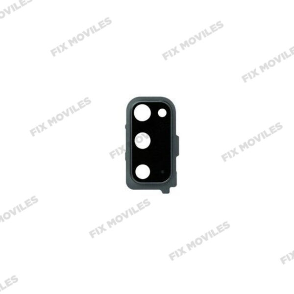 Lente Cristal Camara con Marco para Samsung S20 G980F Negro camara