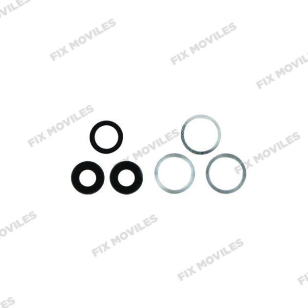 Lente Cristal Camara con Marco para iPhone 11 Pro Blanco camara