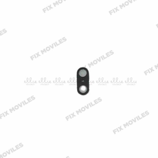 Lente Cristal Camara para Huawei P20 Negro con pegatina camara