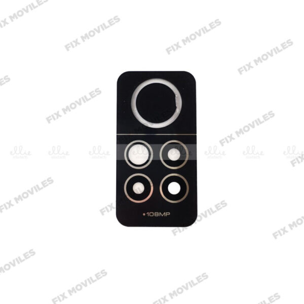 Lente Cristal Camara para Xiaomi Redmi Note 12 Pro 4G Negro