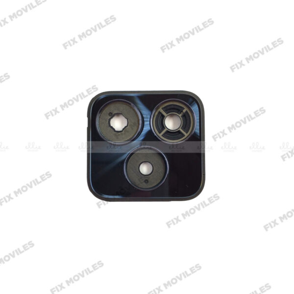 Lente Cristal Camara+Marco para Realme C53 Negro