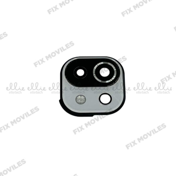 Lente Cristal Camara + Marco para Xiaomi Mi 11 Lite / Mi 11 Lite 5G / Mi 11 Lite 5G NE Blanco camara