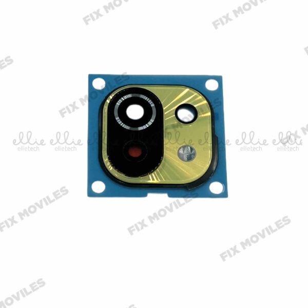 Lente Cristal Camara + Marco para Xiaomi Mi 11 Lite / Mi 11 Lite 5G / Mi 11 Lite 5G NE Amarillo camara