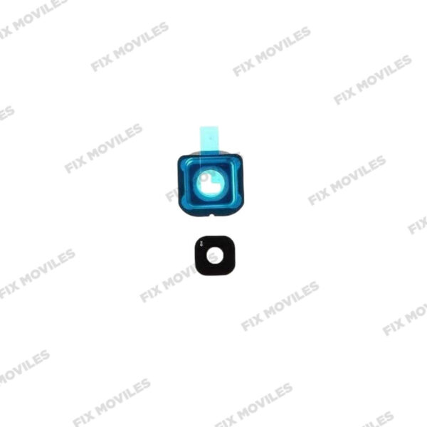 Lente Cristal camara+marco soporte para SAMSUNG SM-G925F Galaxy S6 Edge Verde camara