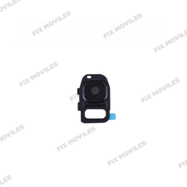 Lente Cristal camara+marco soporte para SAMSUNG SM-G930F Galaxy S7/SM-G935F S7 Edge Negro camara