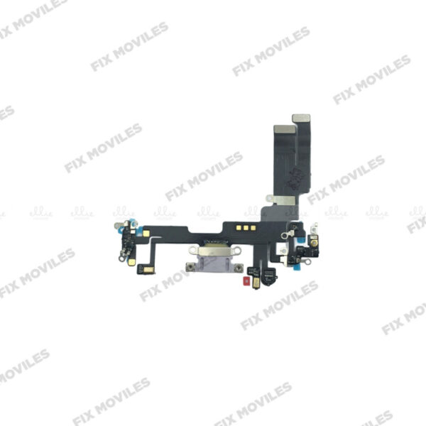 Flex de Carga para iPhone 14 Lila Desmontaje