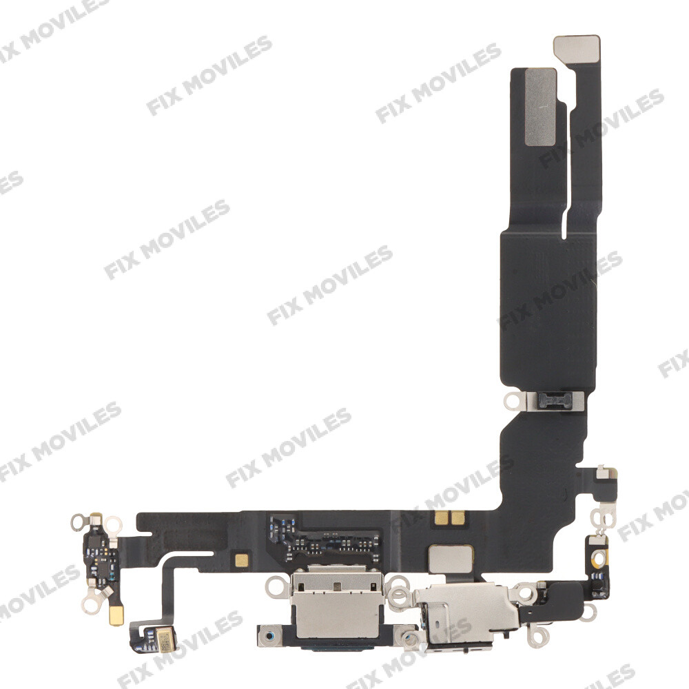 Flex de Carga con Módulo de Puerto para iPhone 16 Negro EXCELLENT Flex de Carga con Módulo de Puerto para iPhone 16 Negro EXCELLENT - Image 1