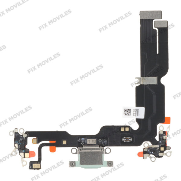 Flex de Carga para iPhone 15 Plus Verde Desmontaje