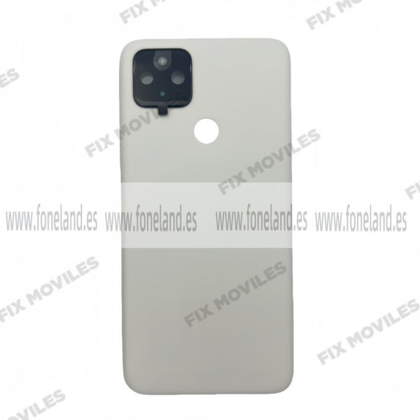 Tapa Trasera para Google Pixel 4A 5G Blanco con Lente Original