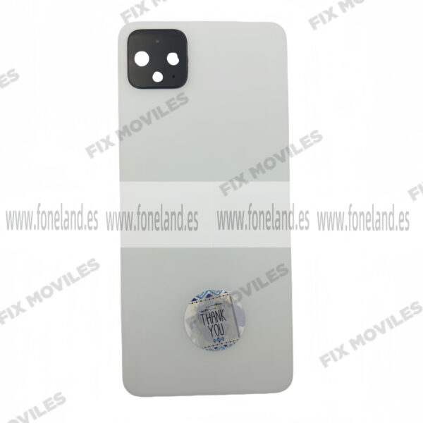 Tapa Trasera para Google Pixel 4XL Blanco con Lente Original