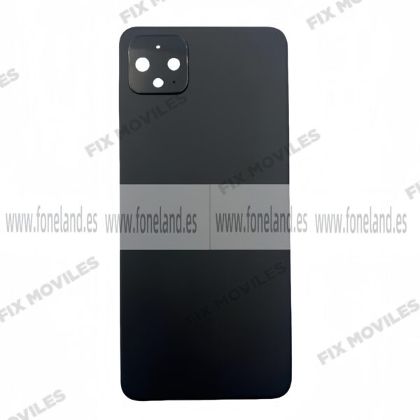 Tapa Trasera para Google Pixel 4XL Negro con Lente Original