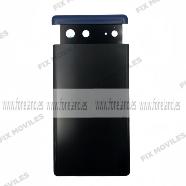 Tapa Trasera para Google Pixel 6 Negro con Lente