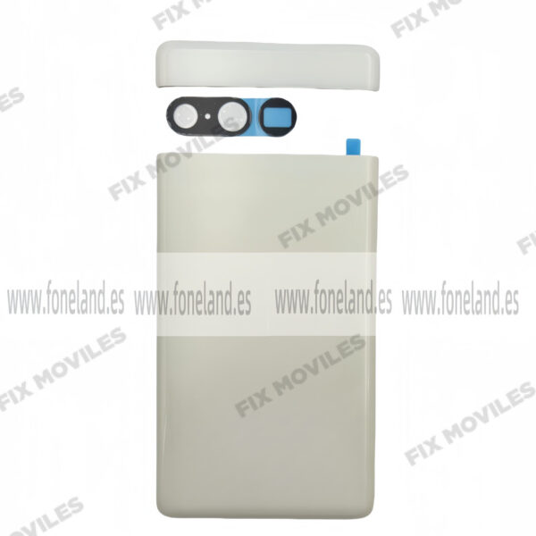 Tapa Trasera para Google Pixel 7 Pro Blanco con Lente