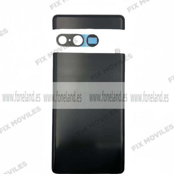 Tapa Trasera para Google Pixel 7 Pro Negro con Lente