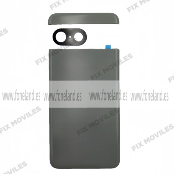 Tapa Trasera para Google Pixel 8 Gris con Lente Original