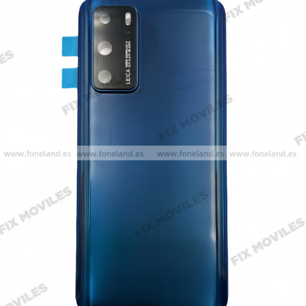 Tapa Trasera Para HUAWEI P40 Azul(SIN LOGO)