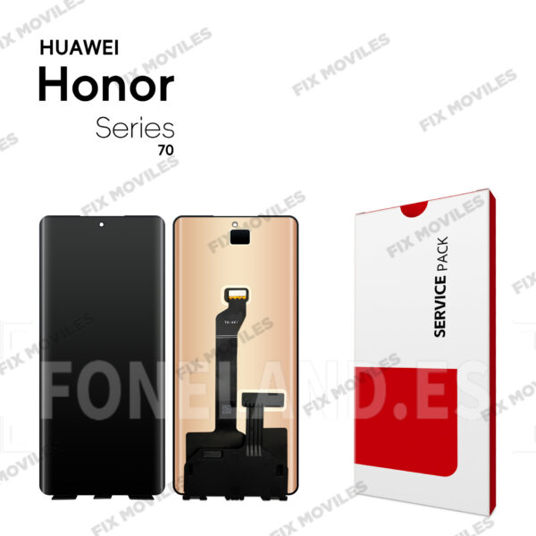 Pantalla Huawei Honor 70 2023(FNE-AN00, FNE-NX9) Negra Completa LCD+Tactil SERVICE PACK