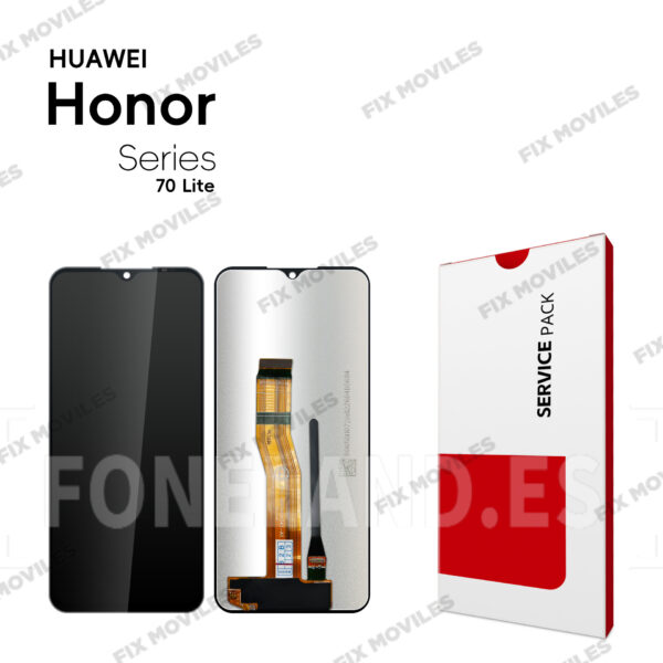 Pantalla Huawei Honor X8 5G (VNE-N41) / X6 (VNE-LX1, VNE-LX2) / X6S 4G / Honor 70 Lite 5G (RBN-NX1) Negra Completa LCD+Tactil SERVICE PACK