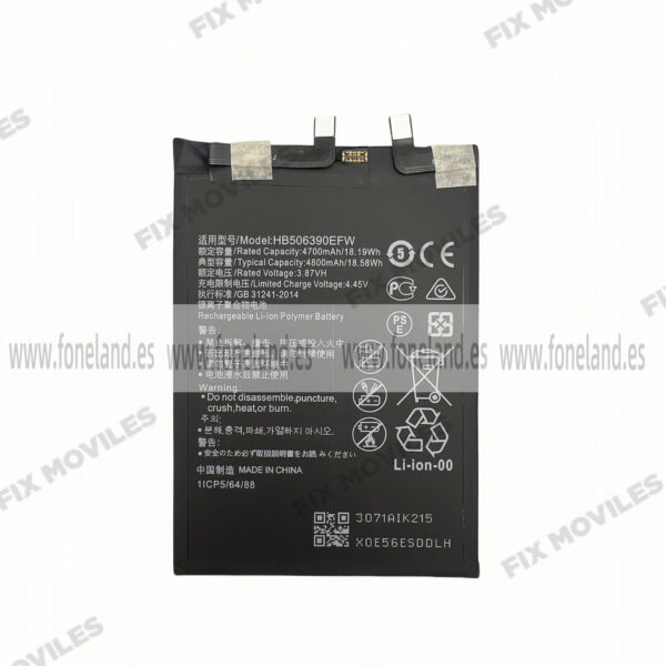 Batería Huawei Honor 70 HB506390EFW