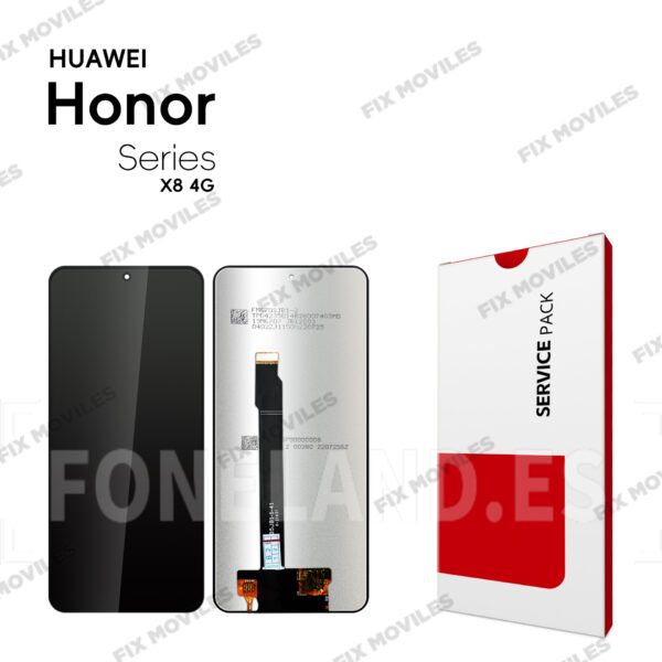 Pantalla Huawei Honor X8 4G (TFY-LX1, TFY-LX2, TFY-LX3) / Honor X30i Negra Completa LCD+Tactil SERVICE PACK
