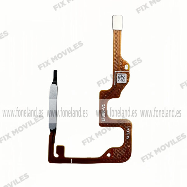 Flex de Lector de Huella para Huawei Honor X8 5G / Honor X7/ Honor 70 Lite / Honor X6 Plata