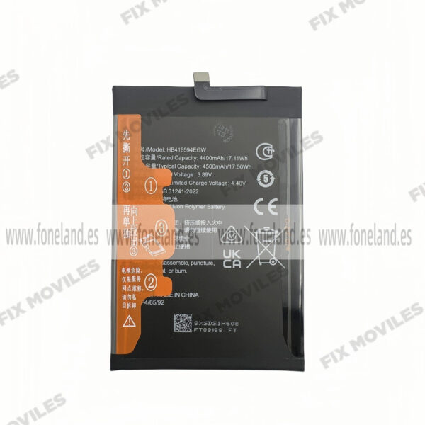 Batería Huawei Honor X8A / X8B / 90 Lite 5G / 200 Lite HB416594EGW