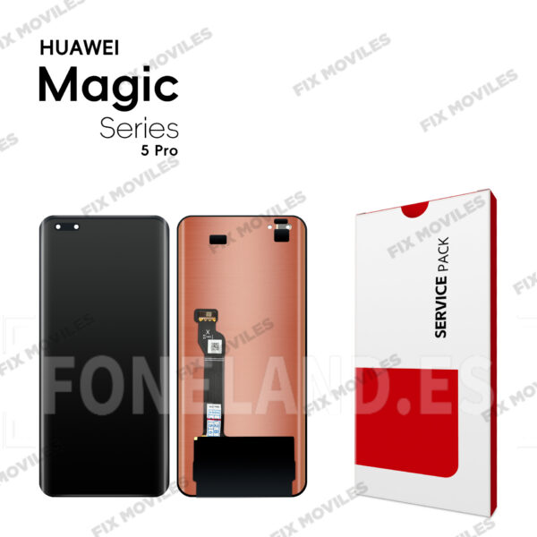 Pantalla Huawei Honor Magic 5 Pro Negra Completa LCD+Tactil SERVICE PACK