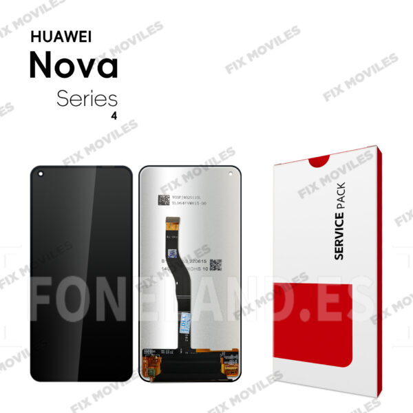 Pantalla Huawei Honor V20 / View 20 / Nova 4 2018 Negra Completa LCD+Tactil SERVICE PACK